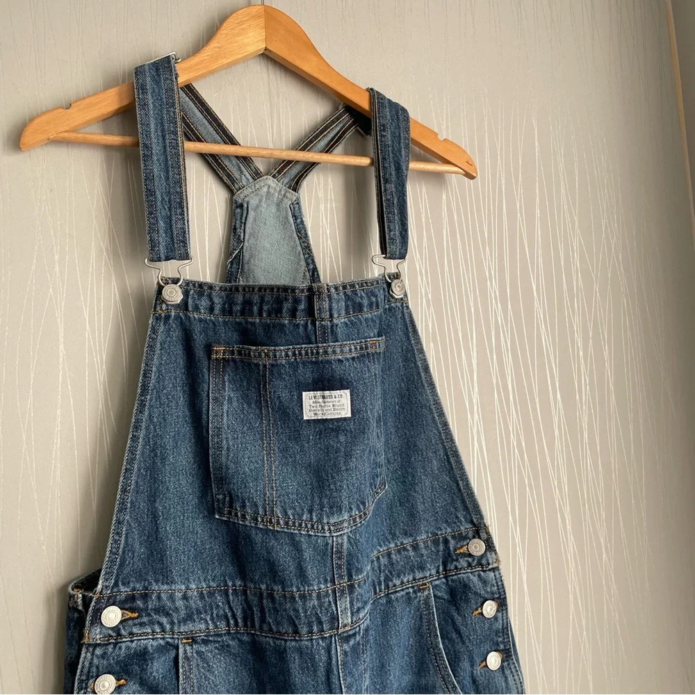 Levi's Women's Vintage Denim Jean Overalls Size Large - Picture 10 of 14